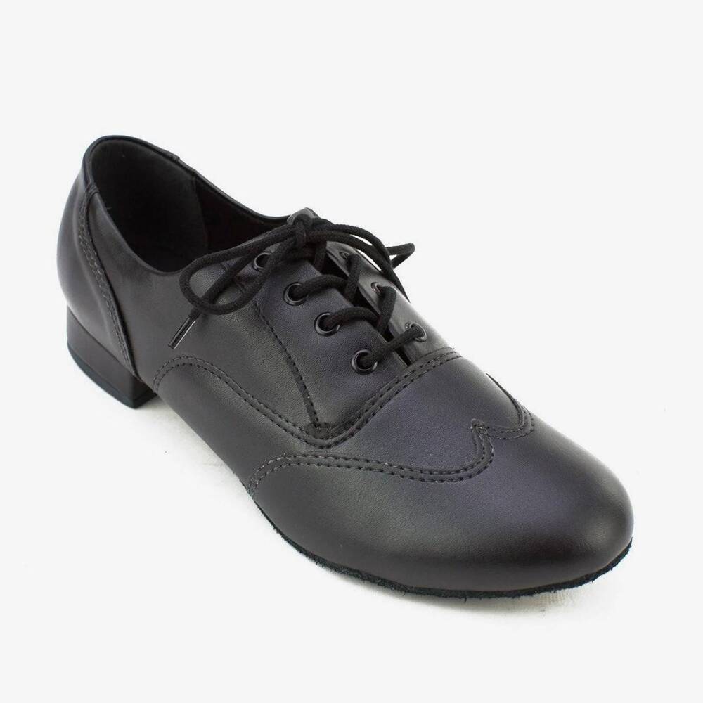 NEW SO DANCA women's jerry oxford swing suede sole character shoe in black